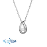 Silver Pearl Necklace- 20 inches